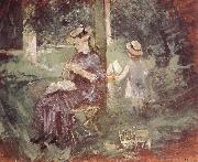 The mother and her son in the garden Berthe Morisot